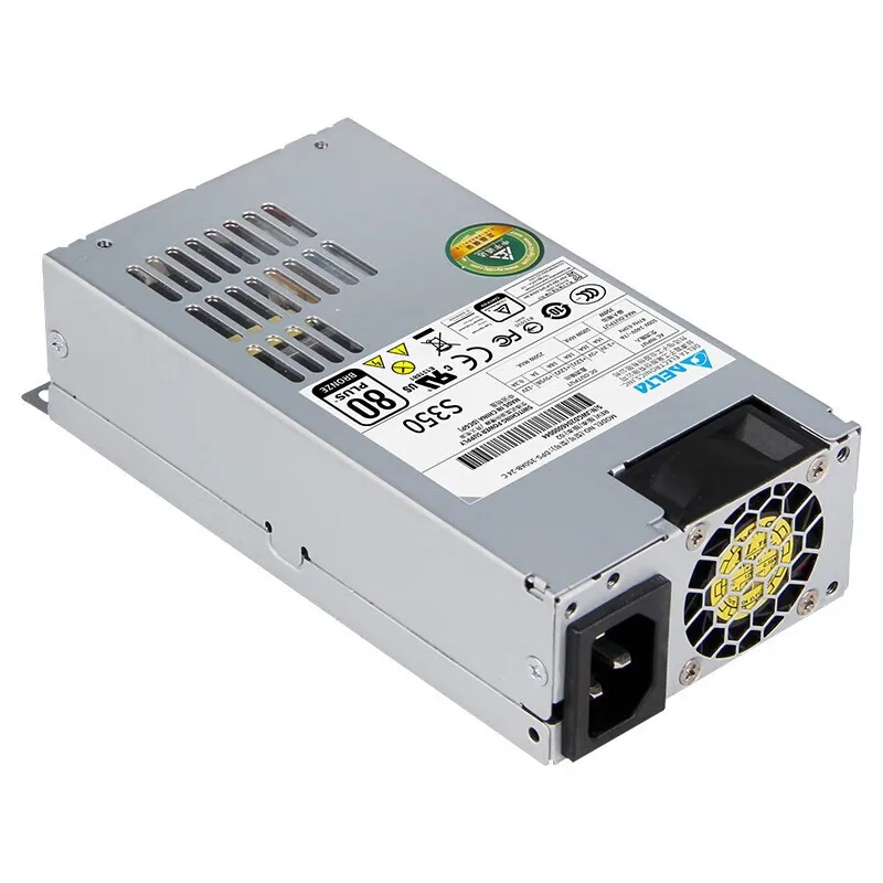 델타 FLEX 파워 서플라이 소형 1U 정격 350W 80PLUS 브론즈 서버 파워 서플라이 미니 섀시 데스크탑 컴퓨터 파워 서플라이