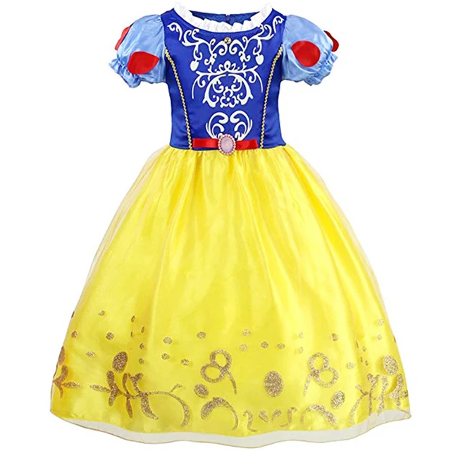 Disney Girls Princess Dress Sleeping Beauty Aurora Cosplay Costume