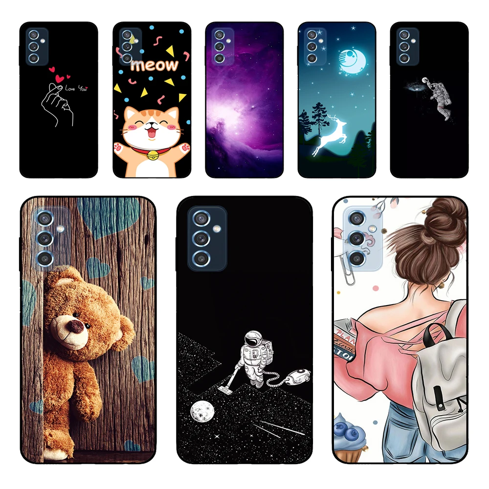 Per Samsung Galaxy M52 5G Custodia Marble Candy Custodia Trasparente Per Telefono Per Samsung M52 Cover Posteriore In Silicone Tpu Per Galaxy M52 M 52