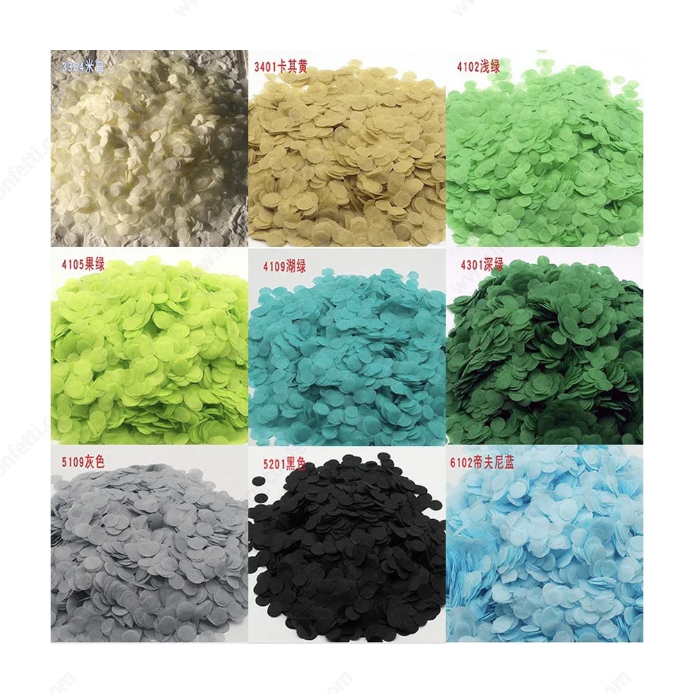 Coriandoli colorati, 6000 pezzi, 2,5 cm, per compleanno, grande, multicolore, rotondi, decorazione da tavolo, confetti di carta, per compleanno, matrimonio, festa, decorazione (50 g