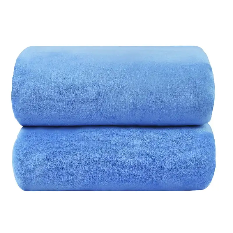 

Bath Towels 2 Pack Towel Sets (40" x 80") - Extra Absorbent, Fast Drying, Blue