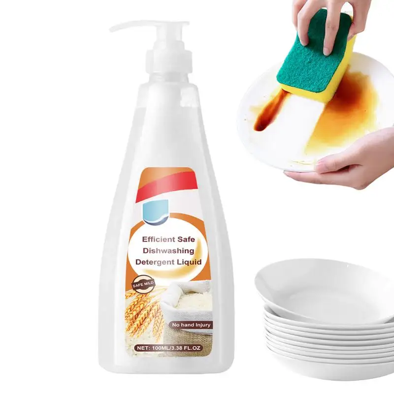 Dish Detergent Liquid Efficient Dishwasher Gel Safe Dishwashing Detergent Dishsoap Kitchen Cleaning Accessories For Home