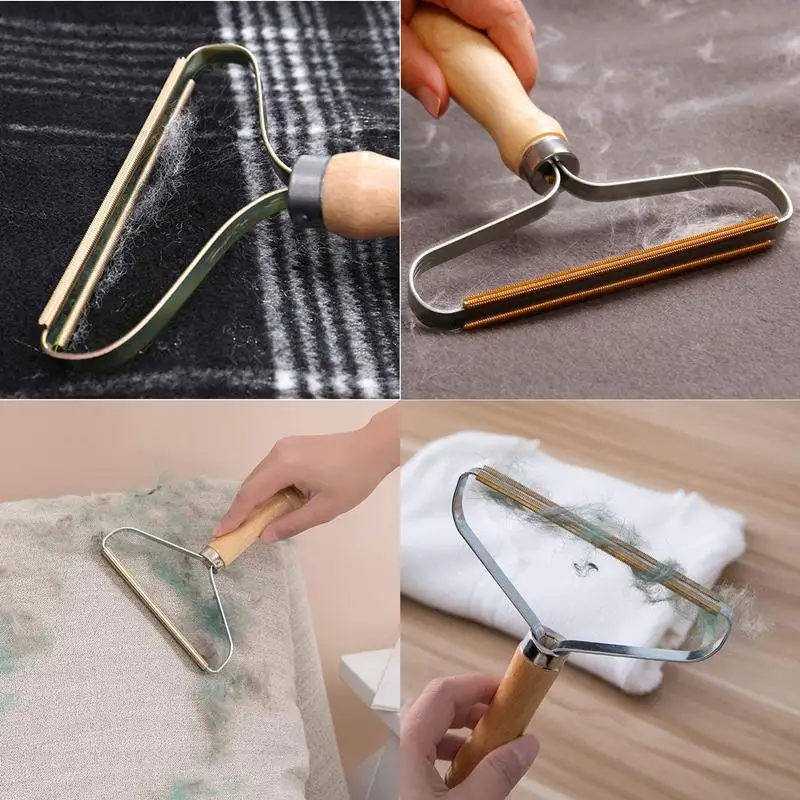 Lint Roller Lint Remover Pet Hair Remover Clothing Cleaner Brush Pet Hair Remover Brush Lint Remover Brush Clothes Lint Remover Hair Removal Brush Hair Remover 2PCS Portable Pet Hair Remover Brush Manual Lint Roller sweaters Sofa Clothes Animals Dogs Cats Scrapers Cleaning Tools