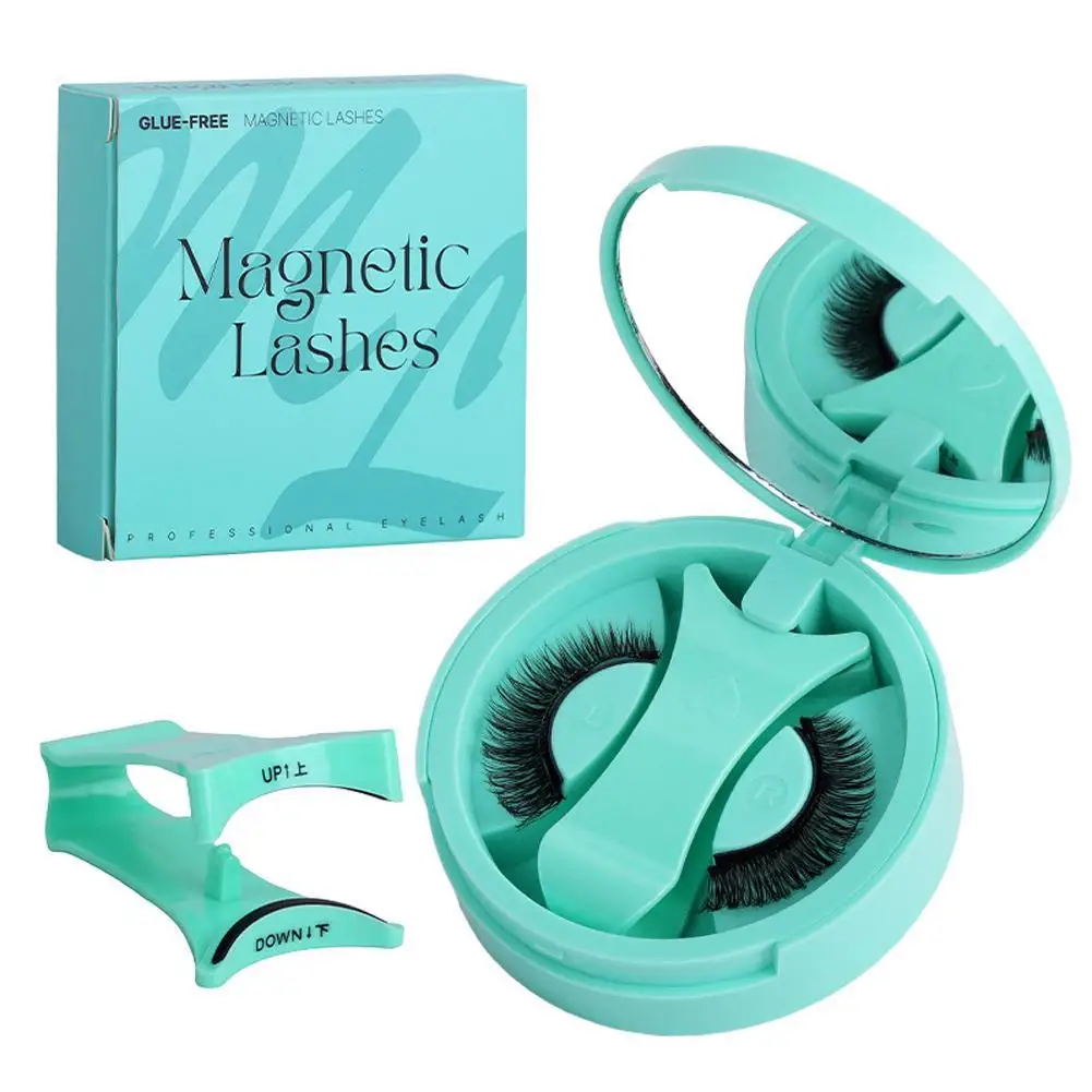 Magnetisches falsches Wimpern-Set, wiederverwendbar, 3D-kleberfrei, wasserdicht, natürliche falsche Wimpern mit reisefreundlichem Applikator – Detail 17