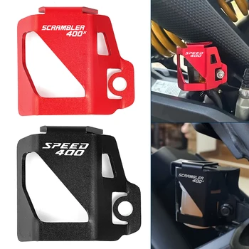 Per Triumph Scrambler 400X 400 X Velocità 400 2023 2024 Accessori Moto CNC Freno Posteriore Serbatoio Fluido Copertura Della Protezione Della Protezione 1