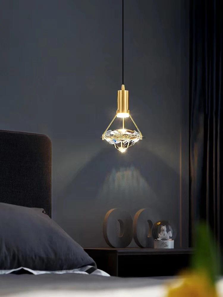 Modern LED Creative Diamond Crystal Wall Lamp Image 2