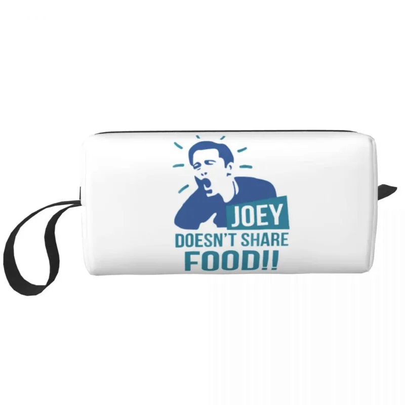 

Travel Friends TV Show Toiletry Bag Fashion Joey Doesn't Share Food Makeup Cosmetic Organizer for Beauty Storage Dopp Kit Case
