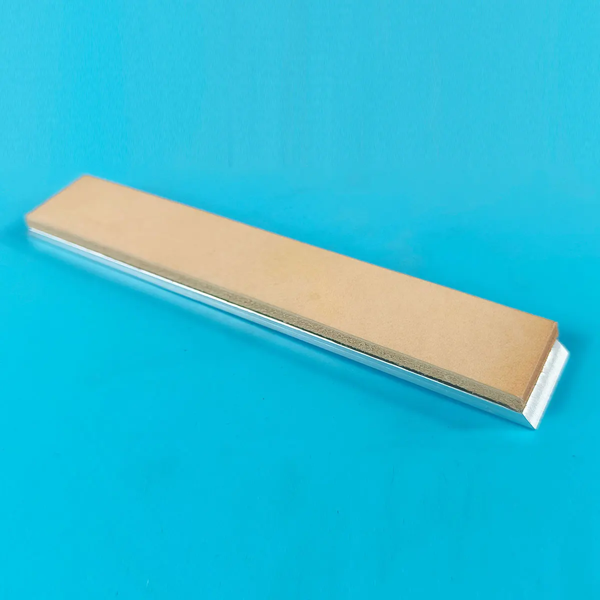Knife Sharpening Leather Strop Polishing Genuine leather 25mm Aluminum alloy Blank 4mm Thickness