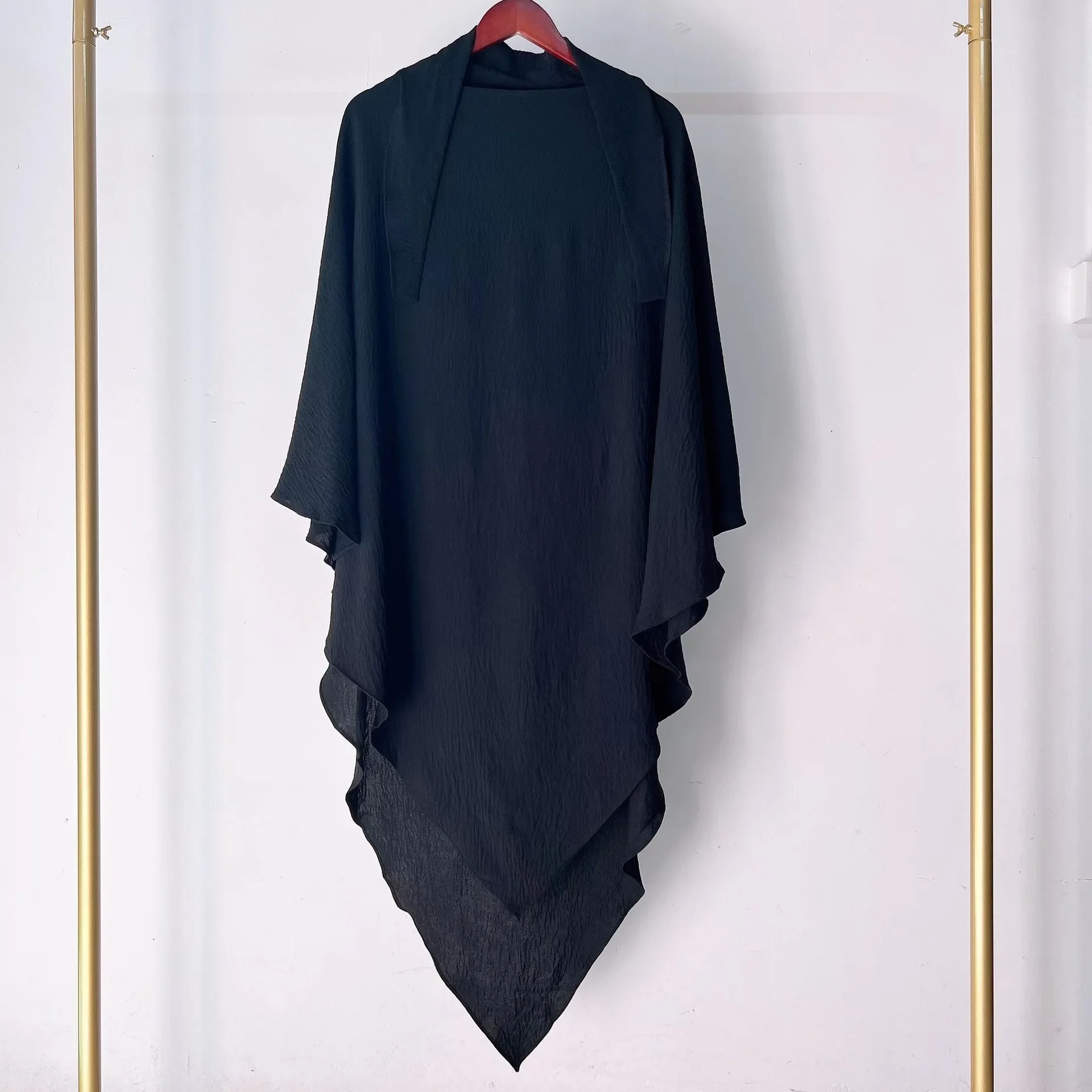 Eid Islamic Clothing Women Muslim Plain Long Khimar Hijab Scarf Headcover Eid Prayer Garment Headdress Dubai Saudi Turkey