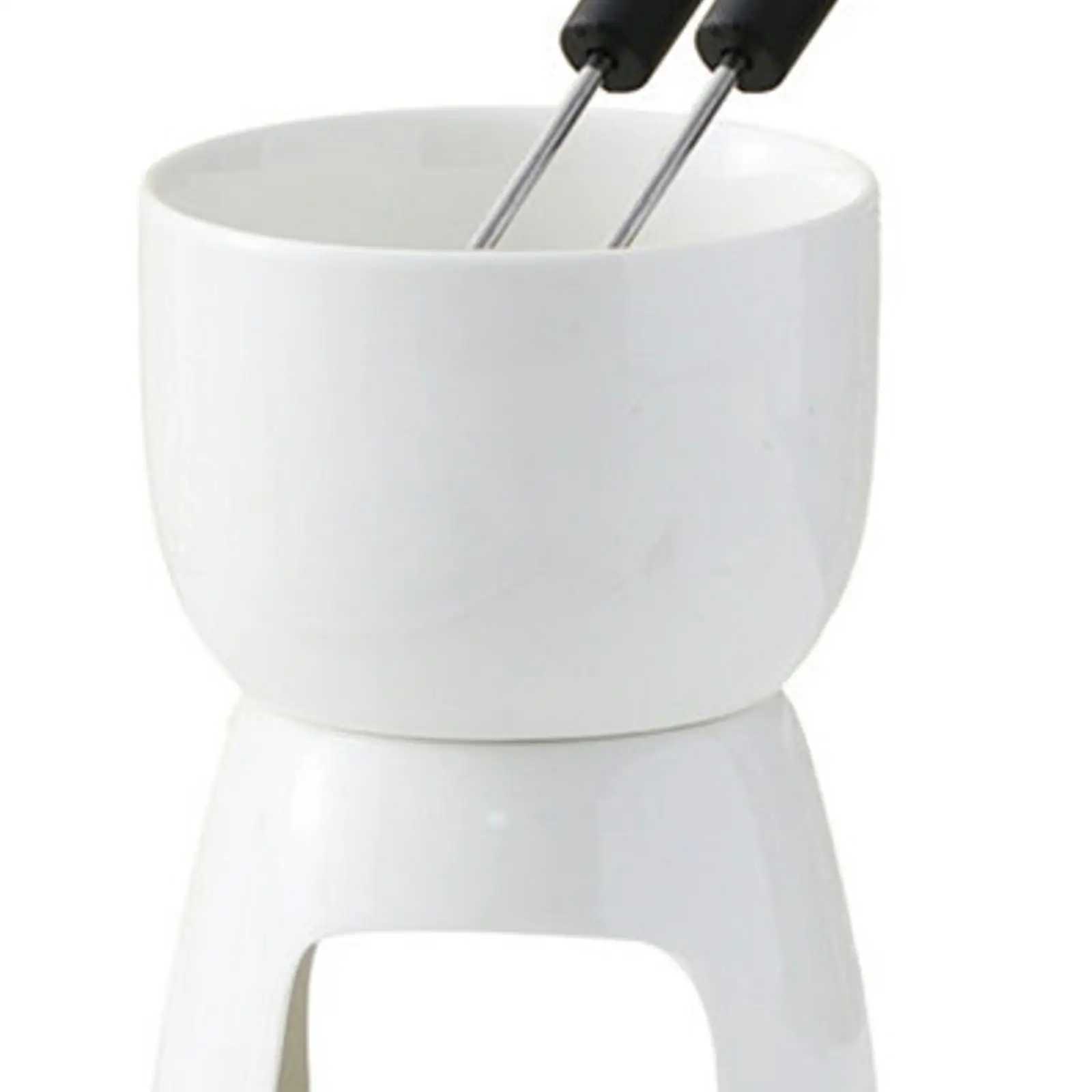 Ceramic Butter Warmer Melt Hot Pot Bowl Ceramic Italian Style Melting Pot Fondue for Cheese Caramel Tapas Party Birthday