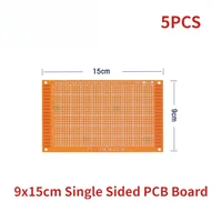 5PCS 9x15cm Single Sided PCB Prototype Board Universal DIY PCB Printed Circuit Board for Electronics Projects Yellow - Image 6