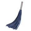Handwork Make Genuine Leather COW LEATHER Whip，Ancient Wooden Round Handle new 6