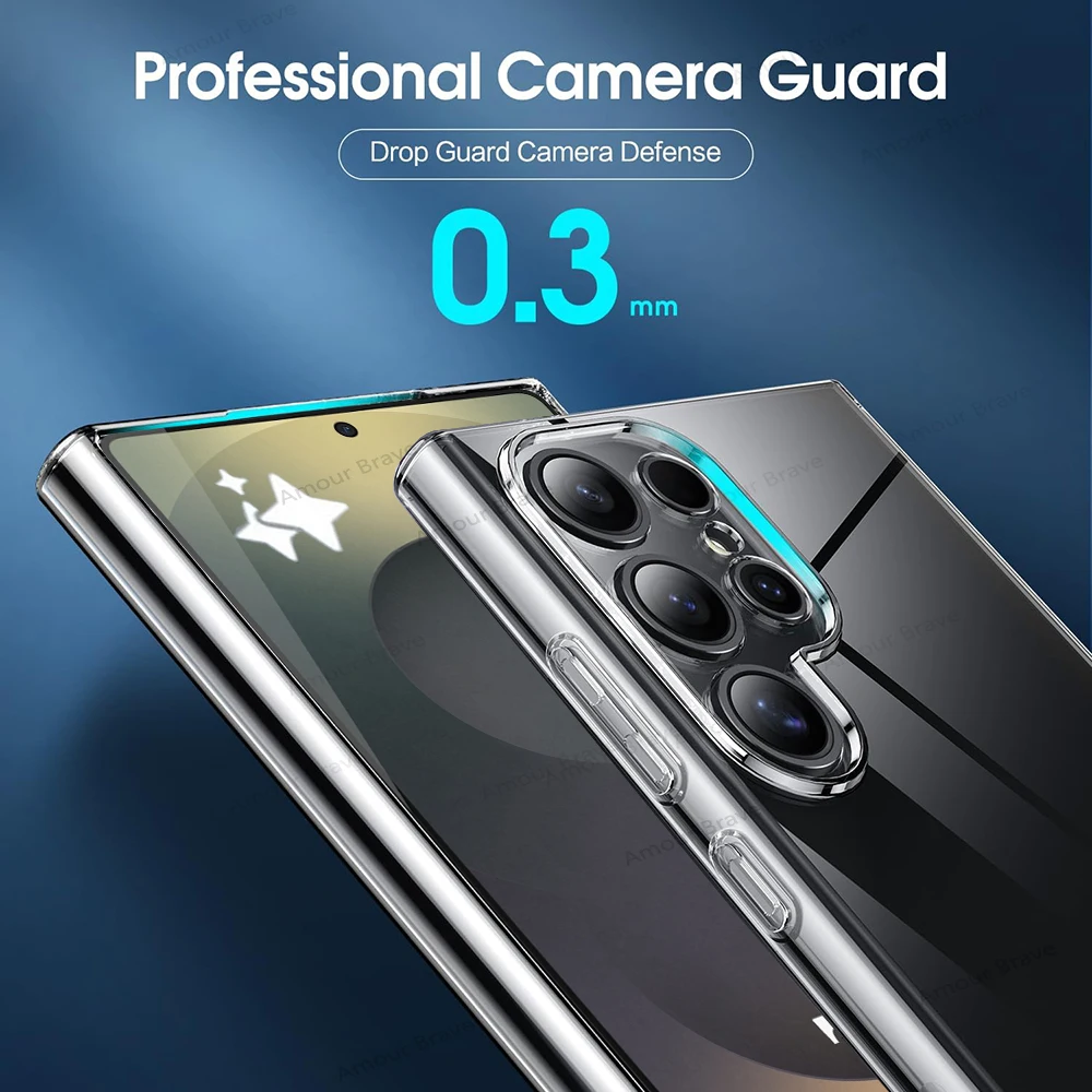Ultra Thin Soft Transparent Shockproof Phone Case with Enhanced Protection