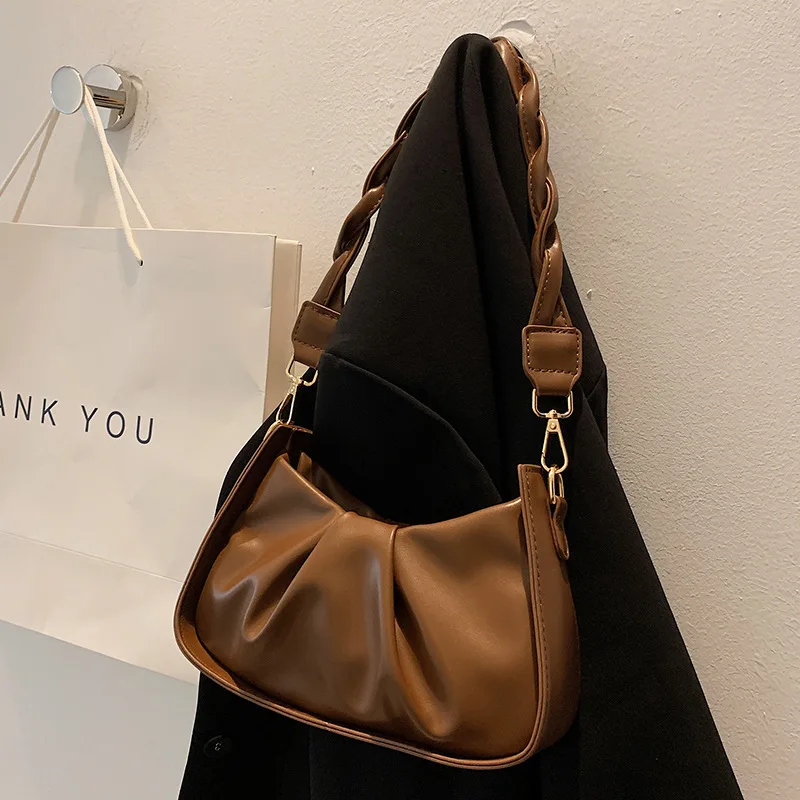 New Trend Fashion Large Capacity Lady Designer Handbags Luxury Retro Underarm Small Shoulder Bag for Women Crossbody Bag