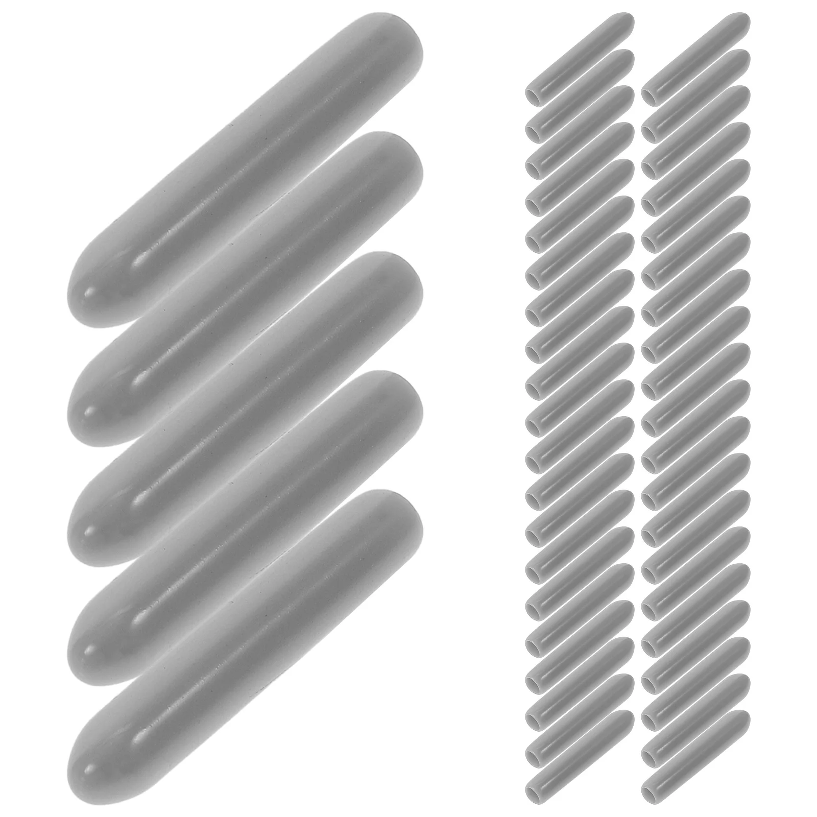 Round Rubber End Caps 150 Pcs dishwasher rack caps Screw Thread Protector Anti Slip Round Tips Iron Wire Dishwasher Protection Cap