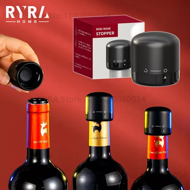 Xiaomi – Bouchons De Bouteilles De Vin Rouge Réutilisables, Sous Vide,  Bouchon De Scelleur De Champagne, Conservation Étanche Pour Outils De Bar -  Bar Outils - AliExpress