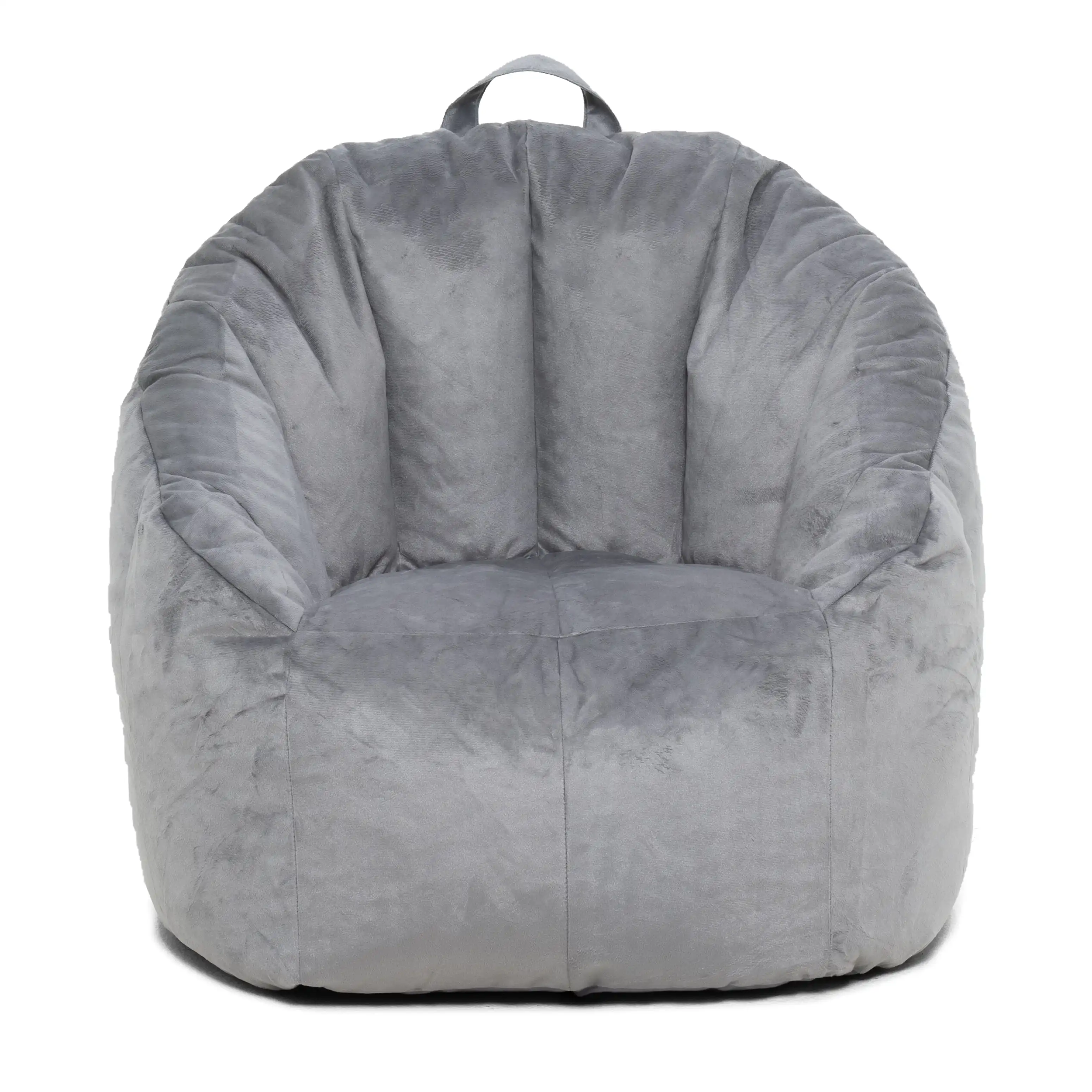 

Big Joe Joey Bean Bag Chair, Plush, Kids and Teens, 2.5ft, Gray
