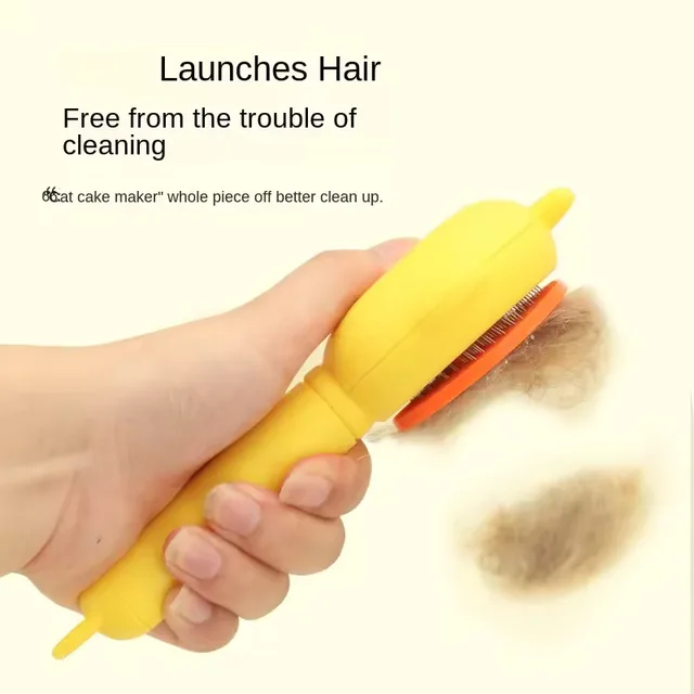 Pet Comb Cat Combing Special Rabbit Ear Comb To Floating Hair Needle Comb Pet Comb Easy Hair Removal And Massaging Brush 2