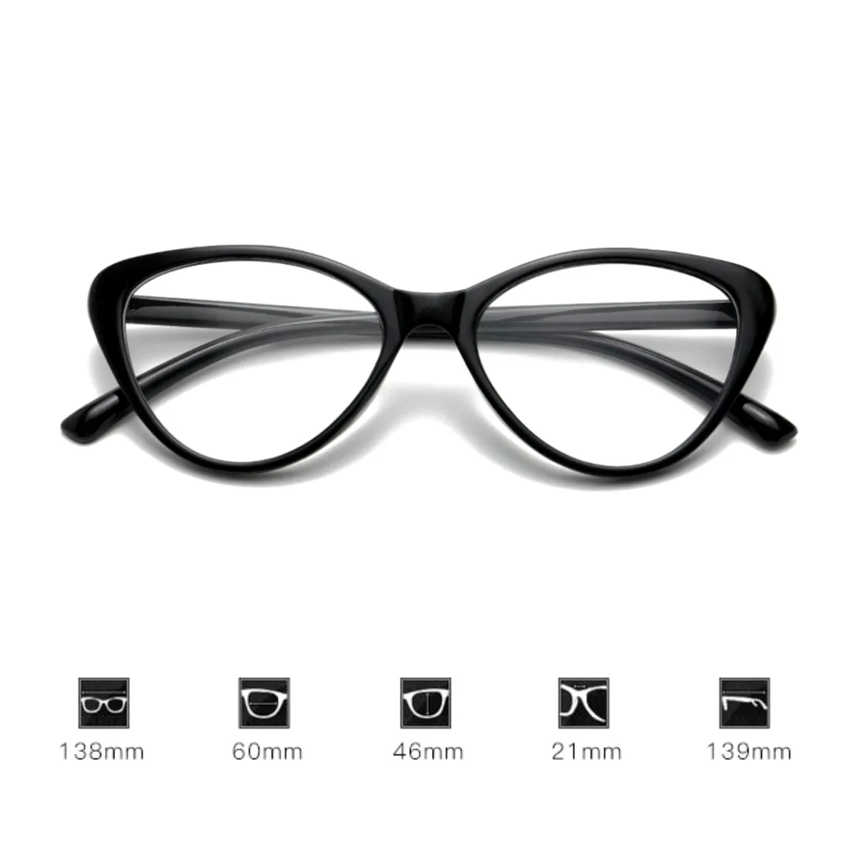 Retro Cat Eye Frame Blue Light Blocking Glasses Lightweight Women Men Fashion Vintage Optical Computer Eyeglass Reading Eyewear
