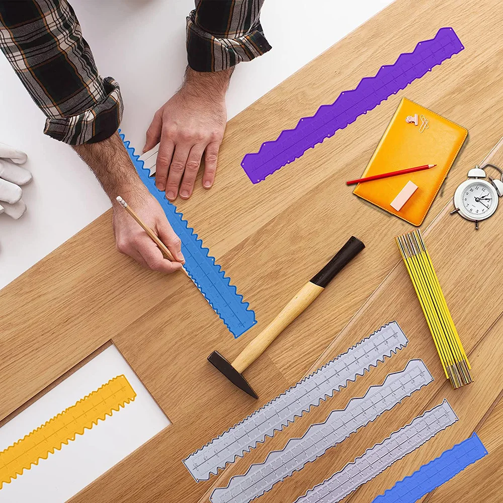 3 Types Multipurpose Paper Tear Guide Rulers And Metal Cutting Dies Deckle  Edge Rulers for DIY