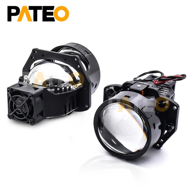 3.0inch 55W Bi Led Two Reflex Lenses in Headlight 17000LM 5500K For Hella 3R  G3 G5 Hi Low Beam Lens Upgrade Retrofit Restyling - AliExpress