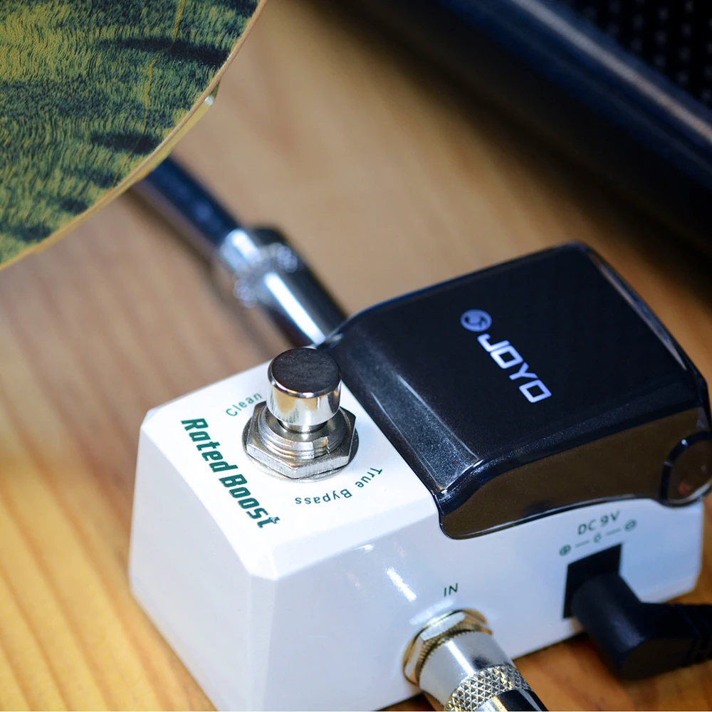 JF-301 RATED BOOST Guitar Pedal Pure Clean Boost Pedal 2-Band EQ Adjustment with