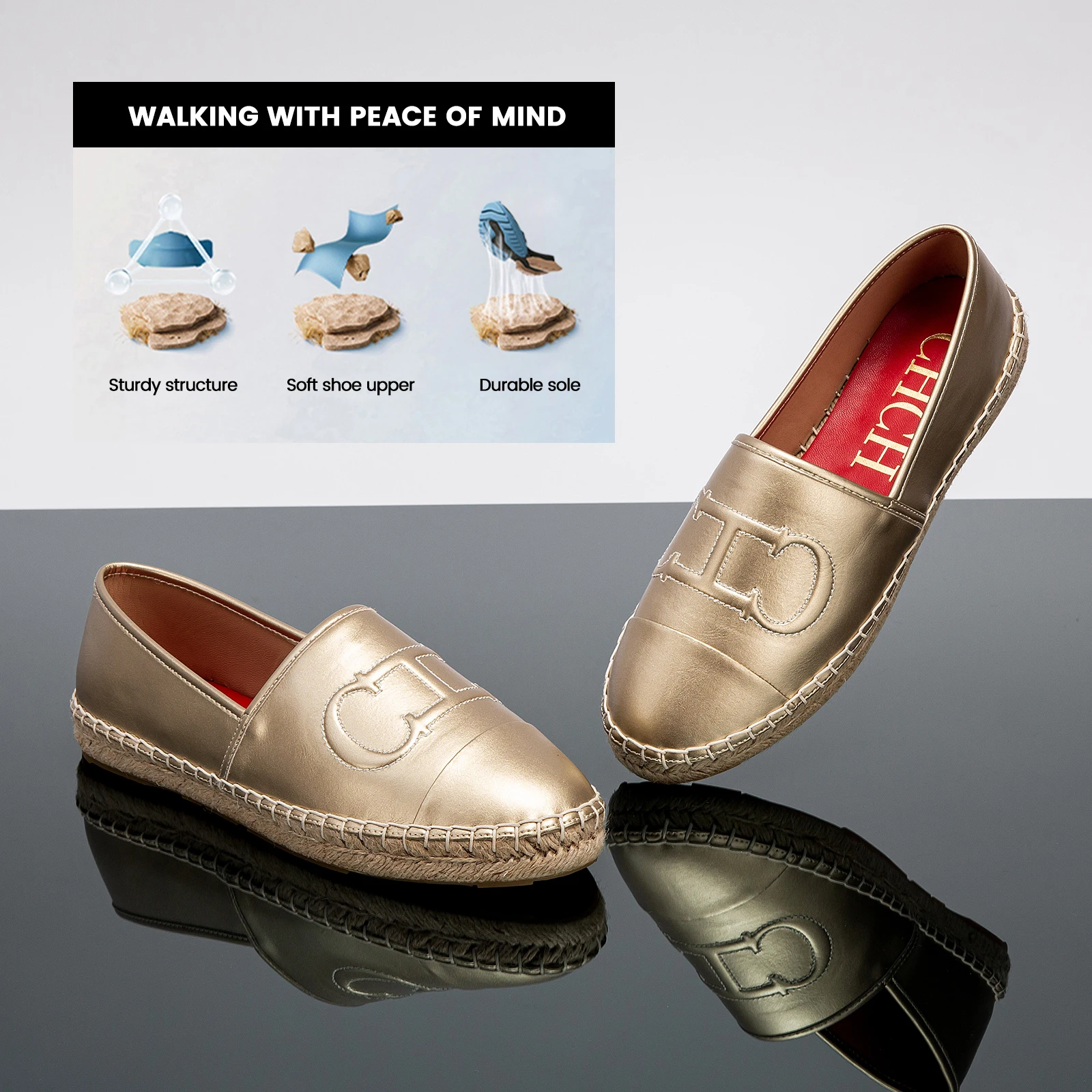 أحذية CHCH النسائية Lefu الجديدة المصنوعة يدويًا و...