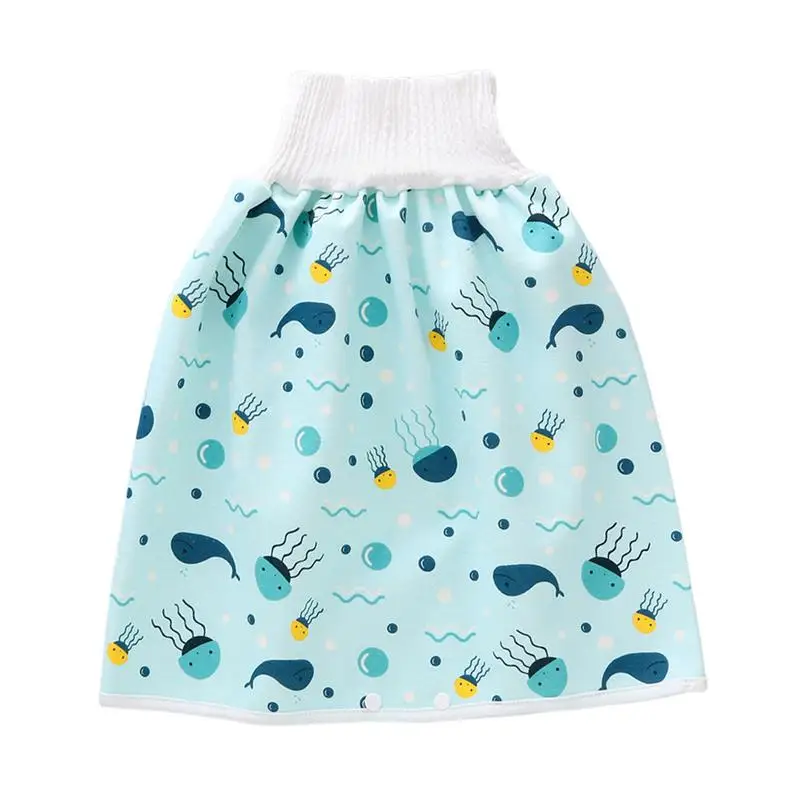 

Waterproof Diaper Skirt Cotton Diaper Shorts Anti Bed-Wetting Washable Baby Cloth Diaper For Baby Boy And Girl Night Time Potty