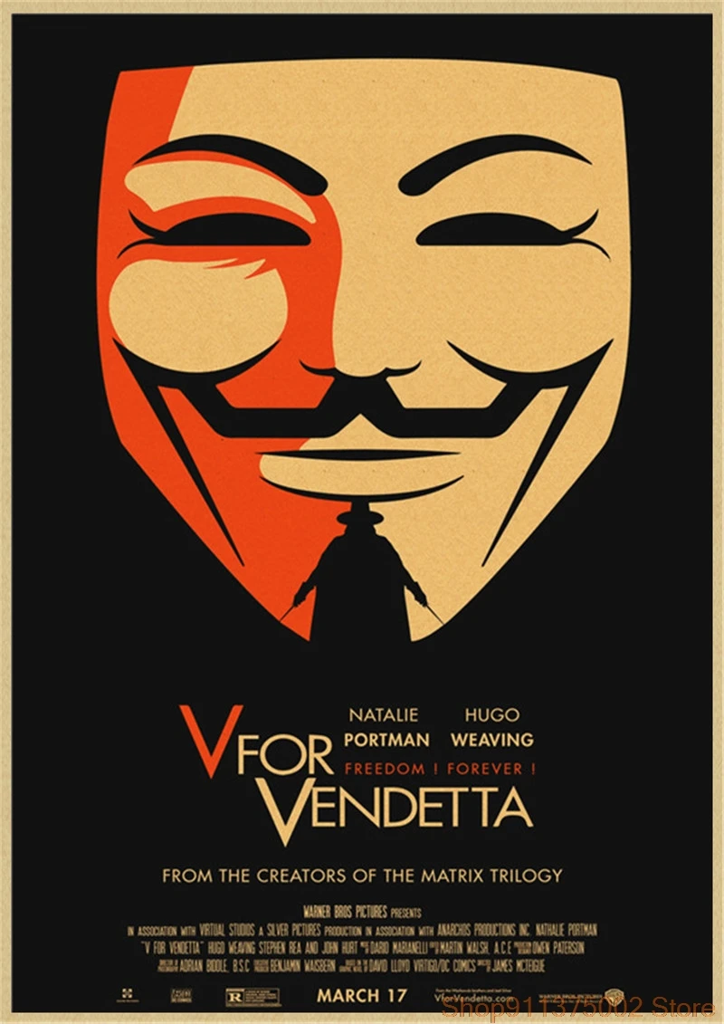 V For Vendetta Movie Poster 60 Photos - Moonagedaydream.film