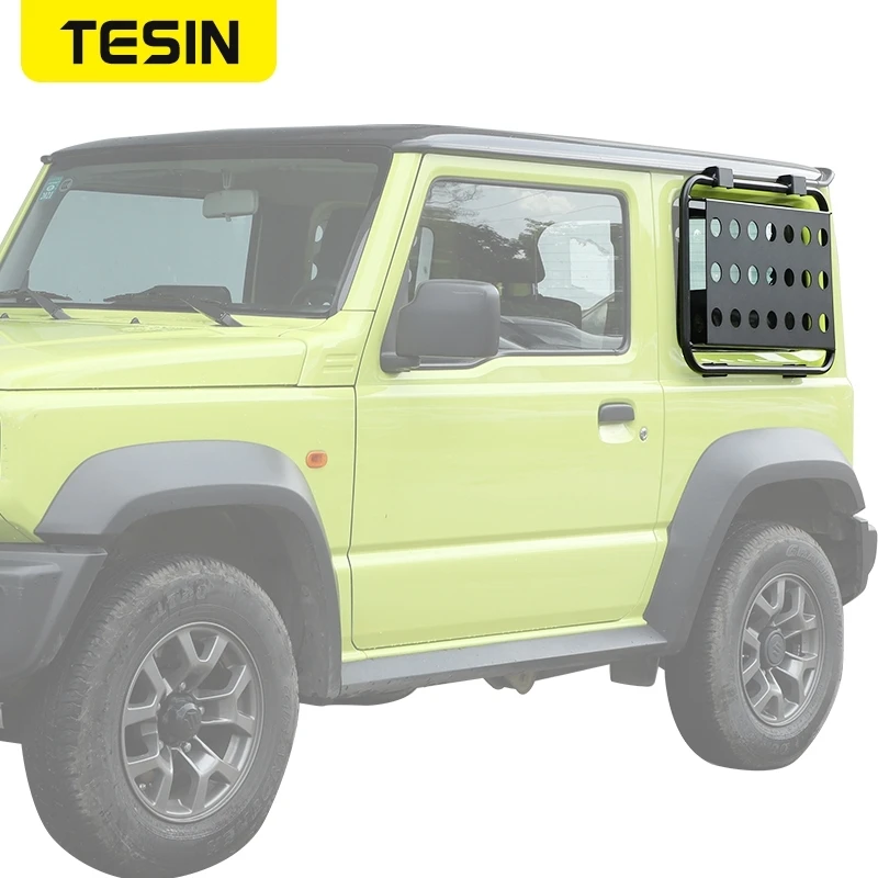 TESIN 자동차 뒷 창 유리 충격 방지 스크래치 아머 가드는 스즈키 지미니 2019-2026 창 보관 랙 보호 프레임에 적합합니다.