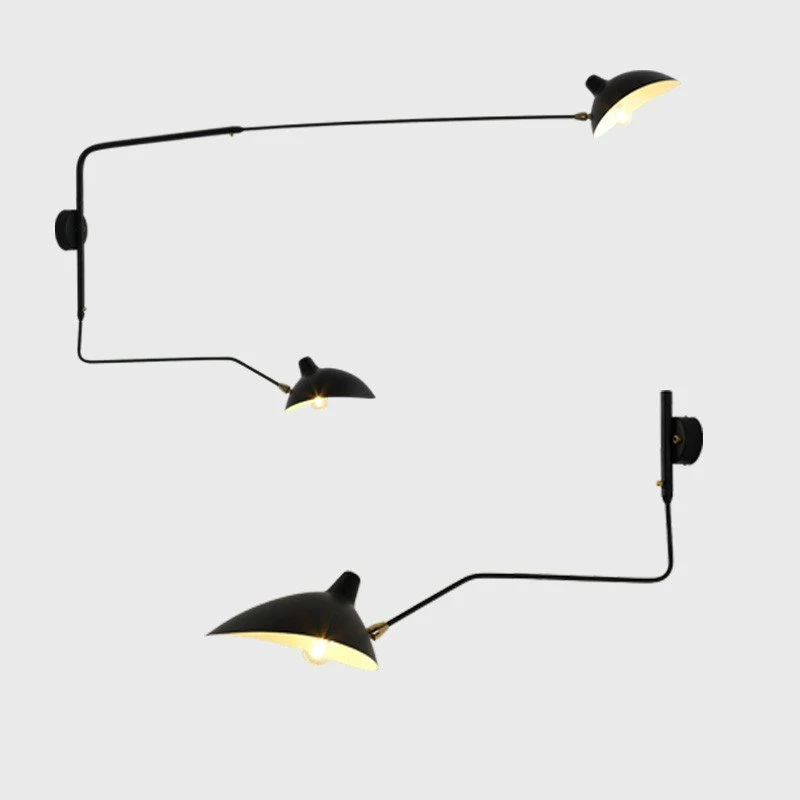 LED wall lamp Wall lamp Wall sconces light Nordic DaWn Spider Serge Mouille Wall Lights Bedroom Industrial Retro Wall Lamp Creative Simple Living Room Led Light Fixtures