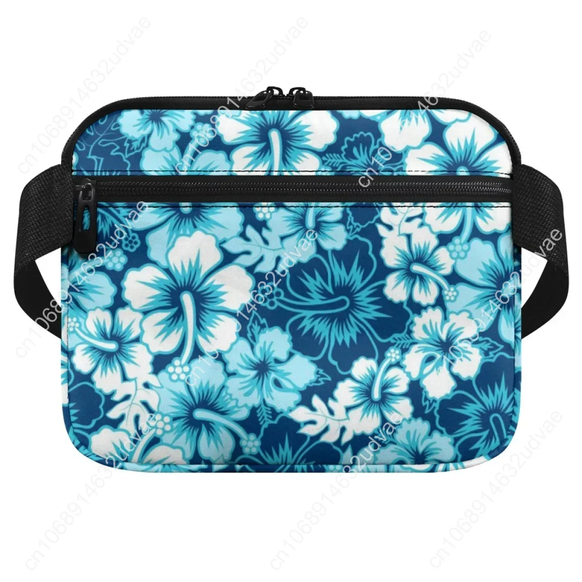 Luxury Hibiscus Flower Hawaiian Style Women's Waist Bag Adjustable Casual Medical Nurse Belt Bag Organizer Pouch Tool Holder New