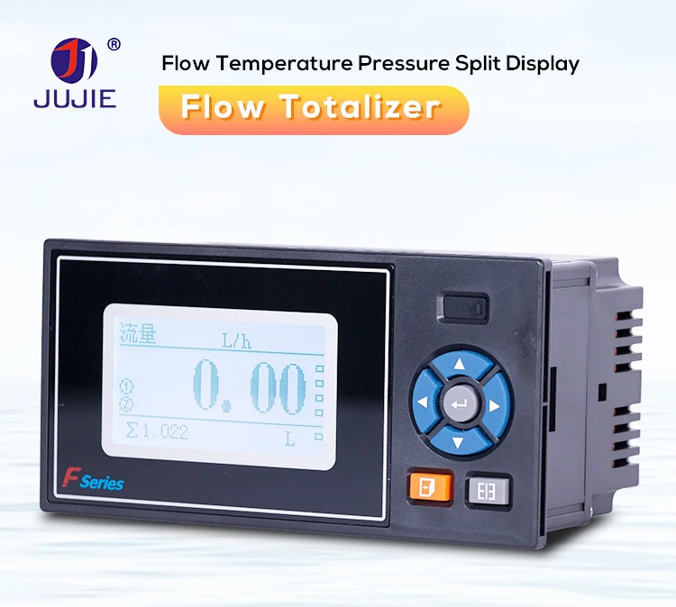 Flow Totalizer Integrator 4-20mA 0-5V 0-10V Relay Pressure Temperature Connect w