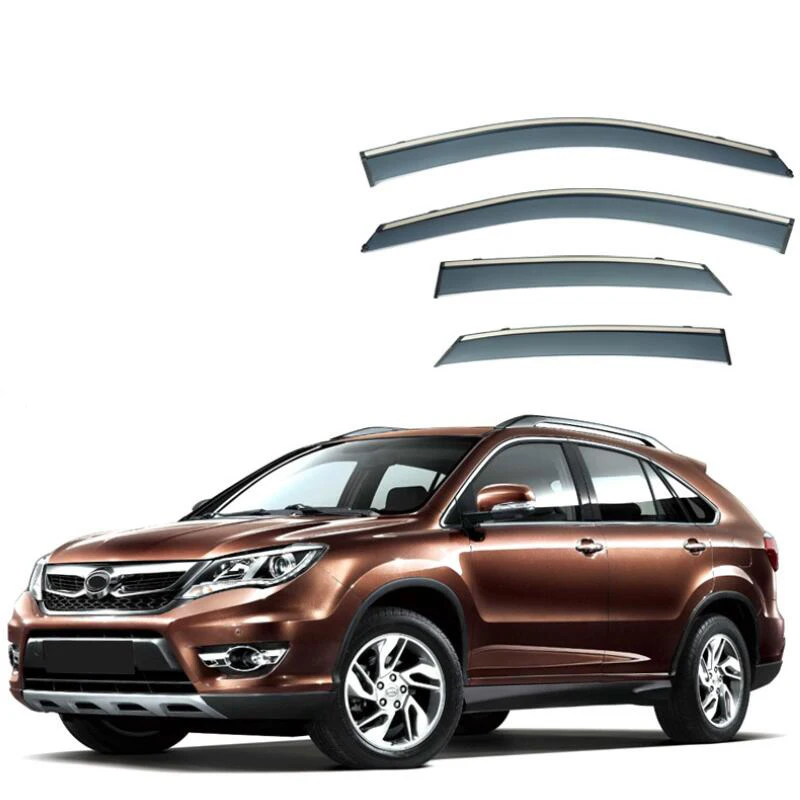 

Side Window Deflector Weather Shield Window Visor Awnings & Shelters For BYD S7 2014 2015 2016 2017 2018