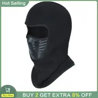 Windshield Winter Hood Windproof Thickened Fleece Riding Mask Riding Equipment Outdoor Mask Hat Riding Dustproof Winter Hood 1