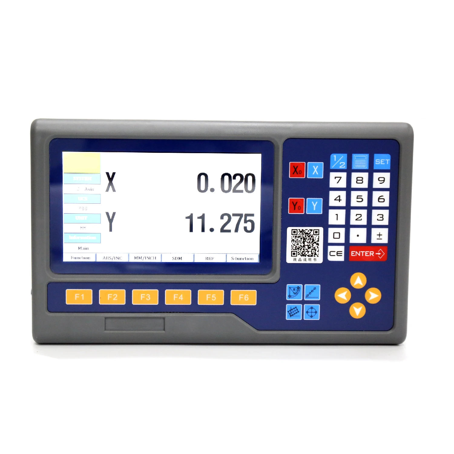 새로운 2축 디지털 판독 장치(DRO) 키트 LCD 및 2개의 KA300 KA500 슬림 룰러 고정밀 선형 스케일 광학 엔코더 선반