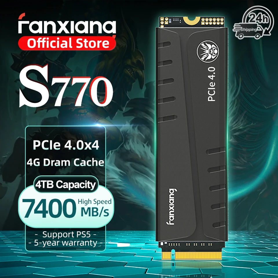 Fanxiang S770 M.2 SSD 500GB 1TB 2TB 4TB Up to 7400MB/s M.2
