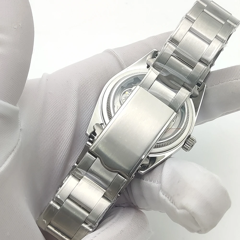 Dress 36mm Men\'s Mechanical Watch Automatic Movement Waterproof Fashion Automatic Men\'s Watch Sapphire Mirror Reno Masculino
