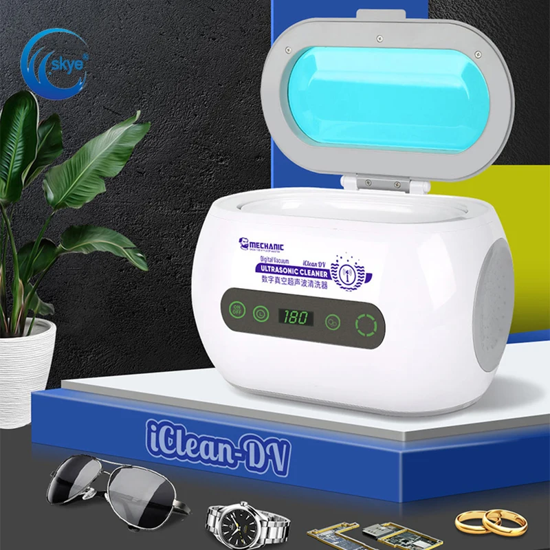 MECHANIC IClean DV Dual Shock Digital Ultrasonic Cleaner Jewelry Mobile