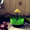 ZF Kindergarten Swivel Chair Carousel Children's Large Toy Outdoor Trampoline Mushroom Swivel Chair 3