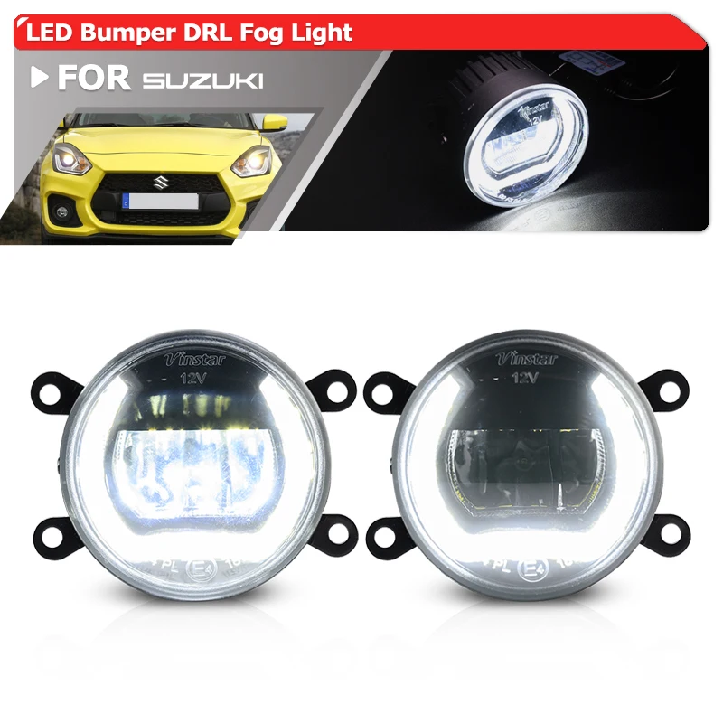 Per Suzuki Swift Sport Gen3 A2L414 Hatch 2018 2019 2020 2021 Paraurti Anteriore Led Car Driving Daytime Running Fendinebbia Assy Kit