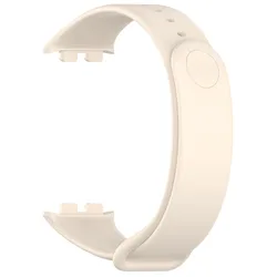 Silicone Sports Wristband Replacement for Honor Band 9 Smartwatch (Beige)