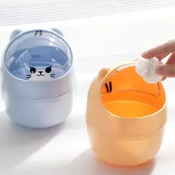 Creative Stationery Storage Box Kawaii Cute Makeup Box Student Office Storage Desk Bins Supply Organizer Desktop Student B8G2