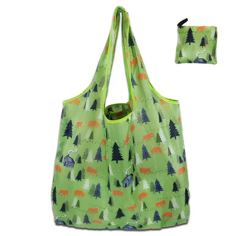 Foldable Large Capacity Eco-Friendly Reusable Tote Bag