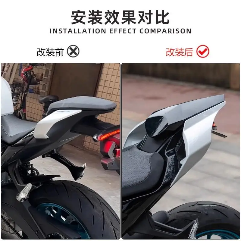 CNC Seitenständer Verlängerung Für CFMOTO 675SR/SRR 2024-2025 - Schwarz