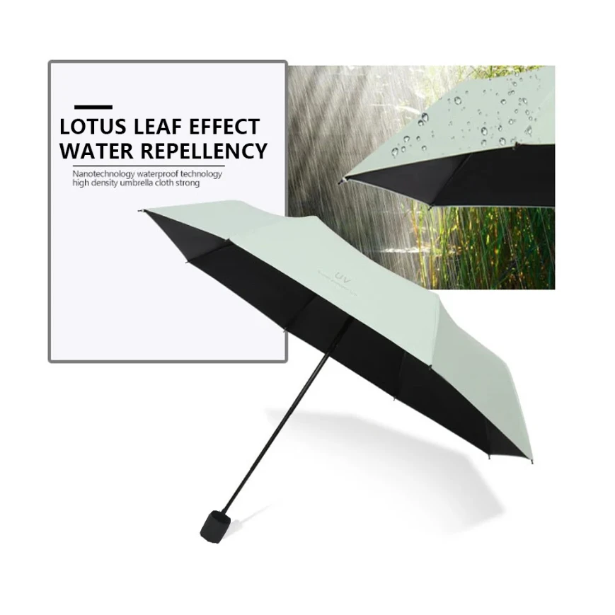 Umbrellas Sunshade Cartoon rain and sunny manually folded student portable umbrellas sun umbrellas accessories Outdoor equipment - 4