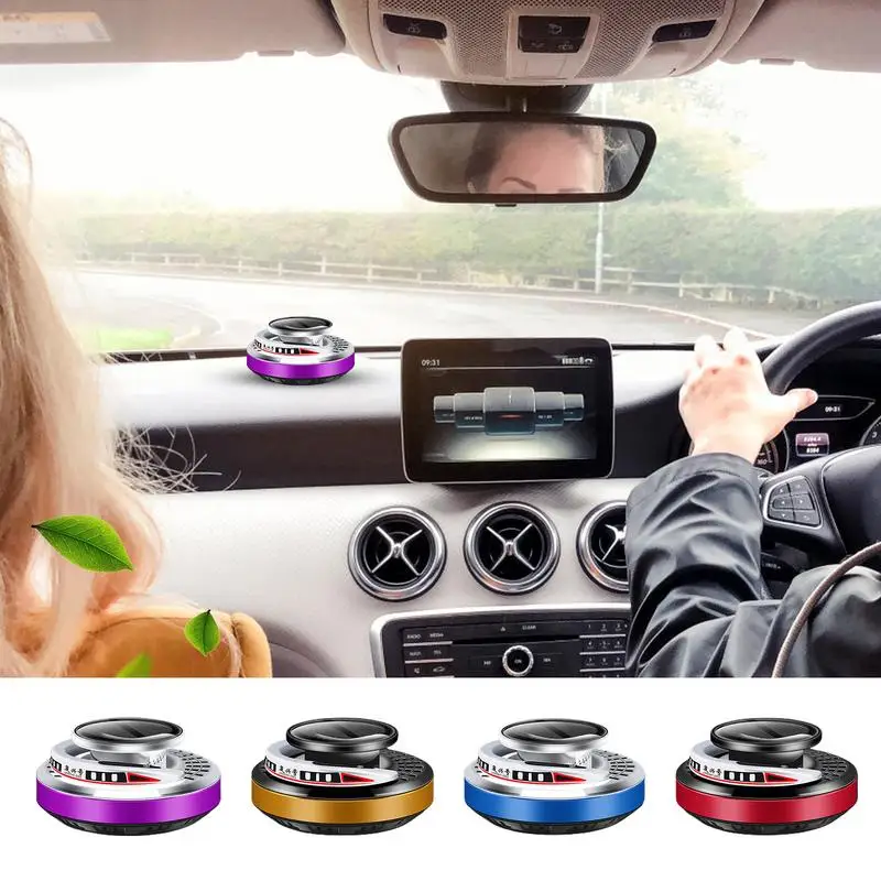 

Solar Car Air Freshener Rotating Aromatherapy Aroma Diffuser Relaxing Dashboard decoration portable Car Interior Accessories