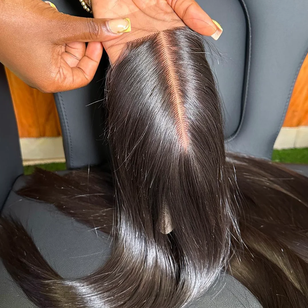 SKINLIKE 13x6 HD LACE Frontal Only Straight Undetectable 4x4 HD Lace Closure 150% Density 13x4 Lace Frontal for Women human hair closure