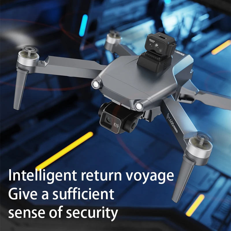 NUOVO L600 PRO MAX Drone con schermo grande Gimbal a 3 assi 5G GPS 8K HD EIS Fotocamera per evitare ostacoli Brushless FPV RC Quadcopter - immagine 5
