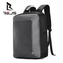 

REJS Backpack Men Bag Laptop 15.6Inch Anti-Theft Fashion Design Luxury Usb Charge High Quality Bags Business Mochila Male Bolsos